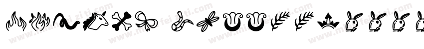 Rumble Tattoos字体转换